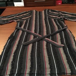 ANTIK BATIK Heavy Linen Smock w/ cinch tie